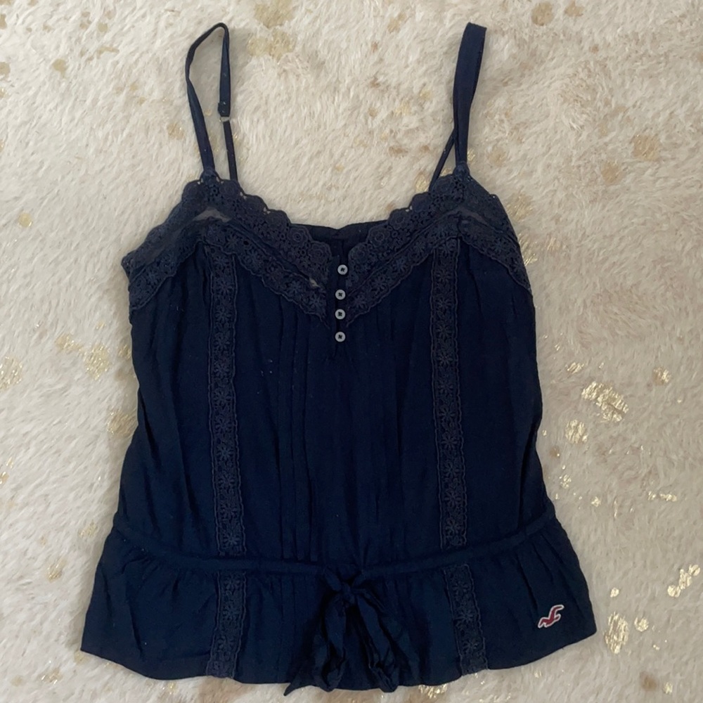 Navy blue tank top